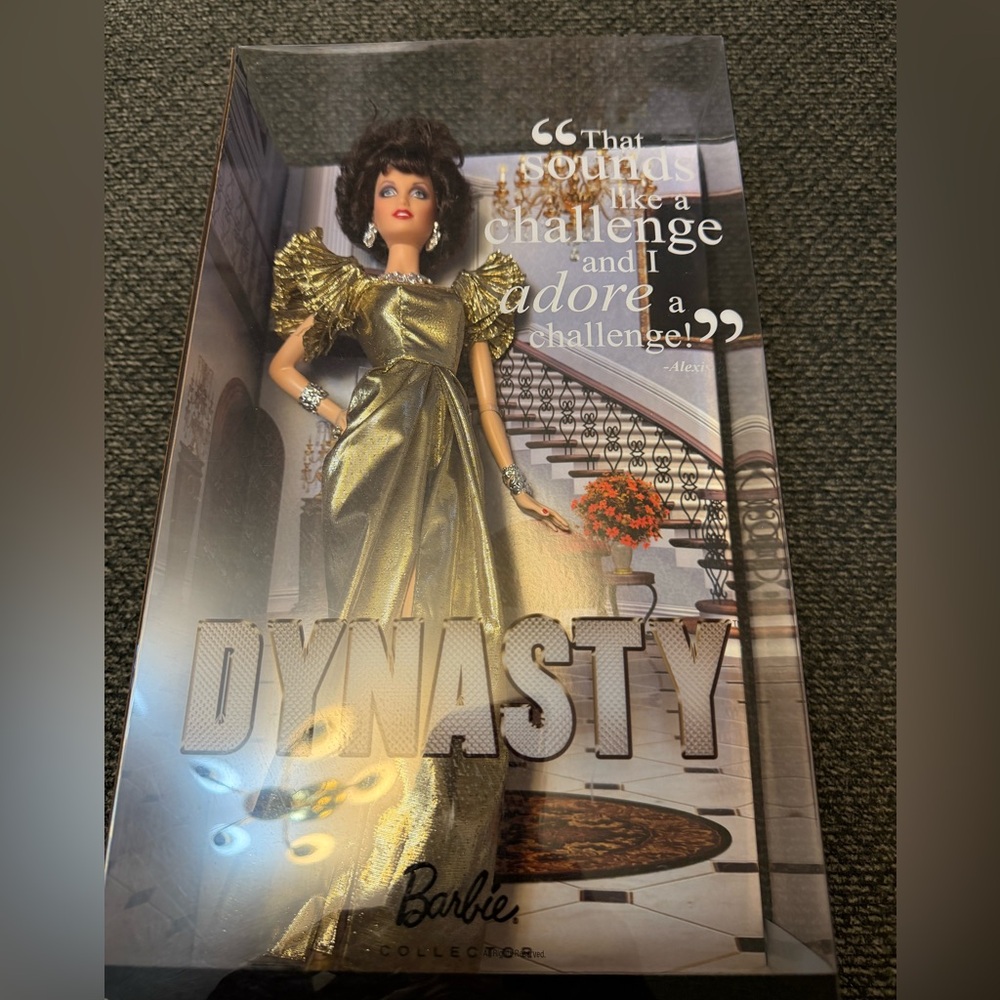 Dynasty Barbie Doll in Metallic Gold Gown